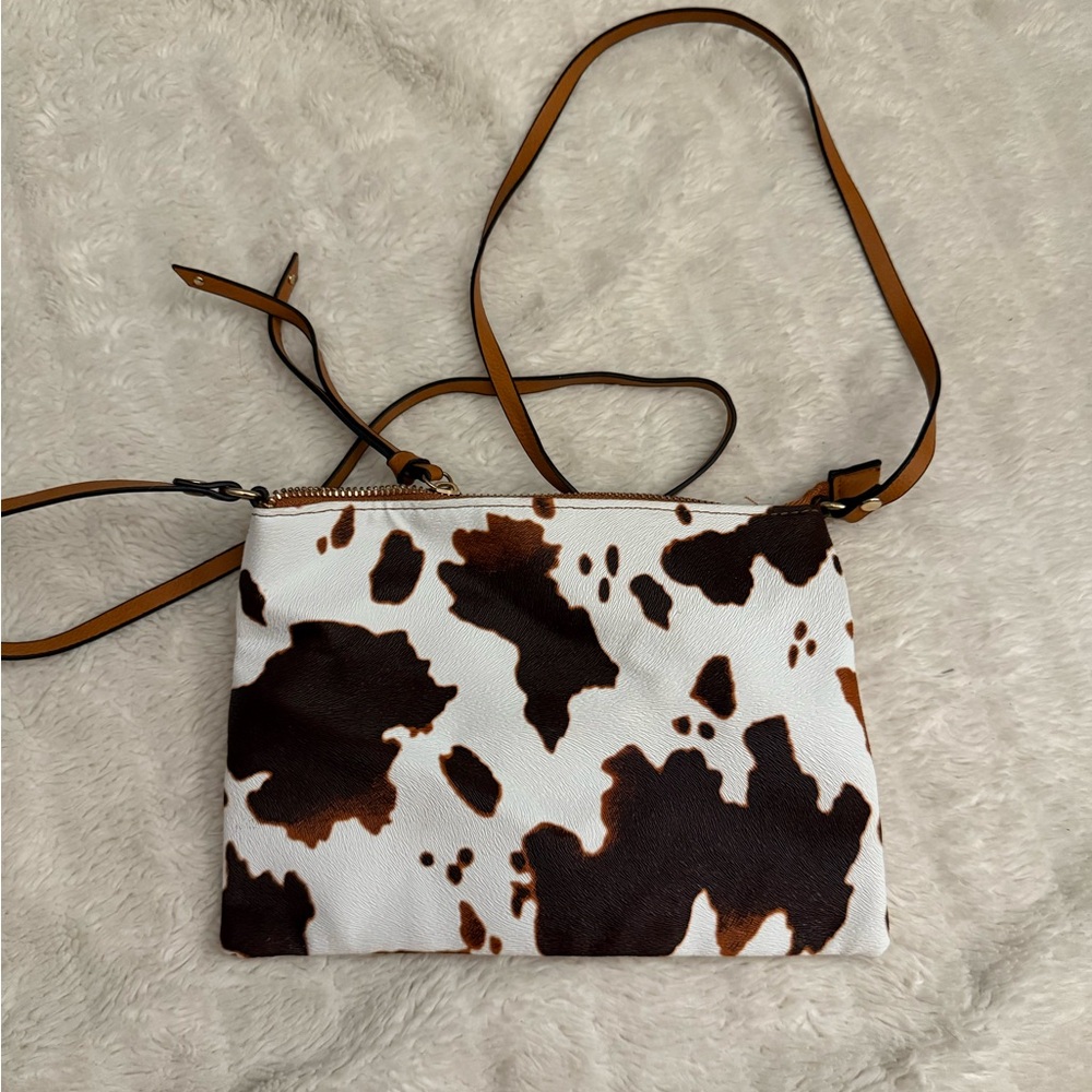 Cow Print Crossbody Bag
